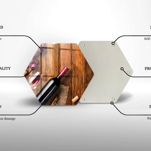 A Bottle Of Red Wine Cutting Board, Tempered Glass Chopping Board, Brown Kitchen Decorations, Large Chopping Board, Round Cutting Board image 9