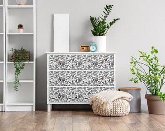 Cartoon vegetables Furniture Sticker, Texture Adhesive Foils, Food Style veneer, Monochrome Furniture Decals, Waterproof Sticker