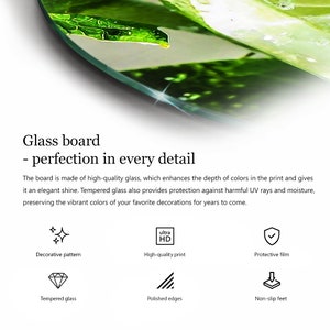 A Bottle Of Red Wine Cutting Board, Tempered Glass Chopping Board, Brown Kitchen Decorations, Large Chopping Board, Round Cutting Board image 10