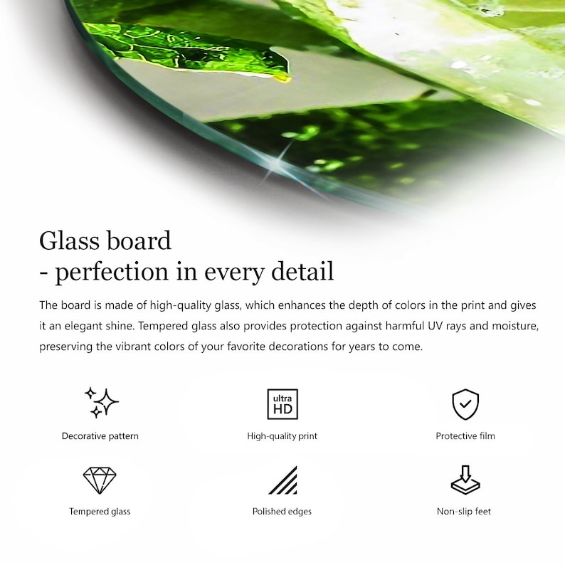 A Bottle Of Red Wine Cutting Board, Tempered Glass Chopping Board, Brown Kitchen Decorations, Large Chopping Board, Round Cutting Board image 10