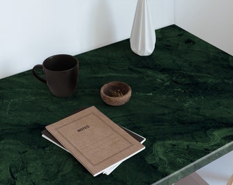 Grüner Stein Möbel Aufkleber, Klebefolien, Textur Selbstklebende Folie, Furnier Texture, Steinoptik Möbel Aufkleber, Wasserdichter Aufkleber