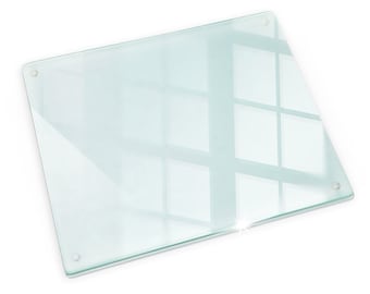 Transparent Tempered Glass Cutting Board, Kitchen Accessories, See-through Glass Chopping Board, Clear Cookware