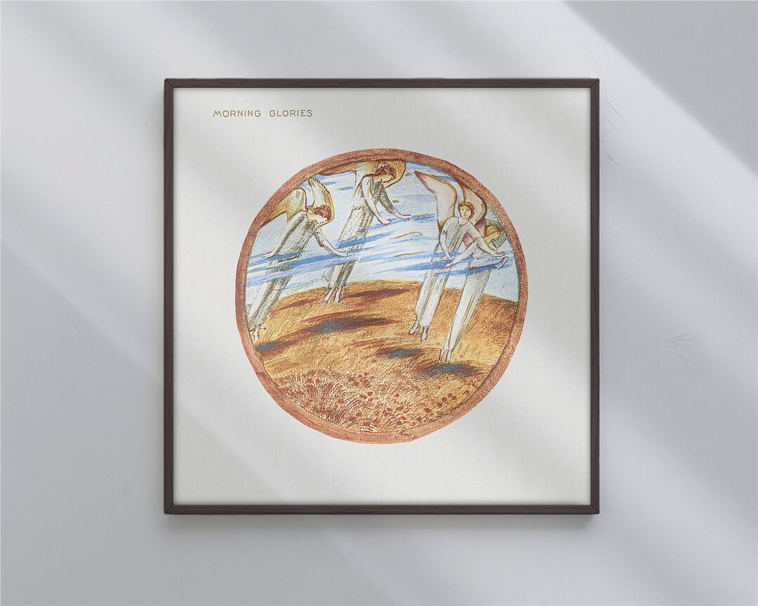 Poster Wall Art Morning Glories From the Flower Book 1905 by Sir