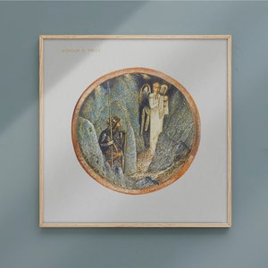 Poster Wall Art Honour Prize From The Flower Book 1905 By Sir Edward Burne Jones #519 Poster, Romantic Wall Decoration, Artwork, Modern