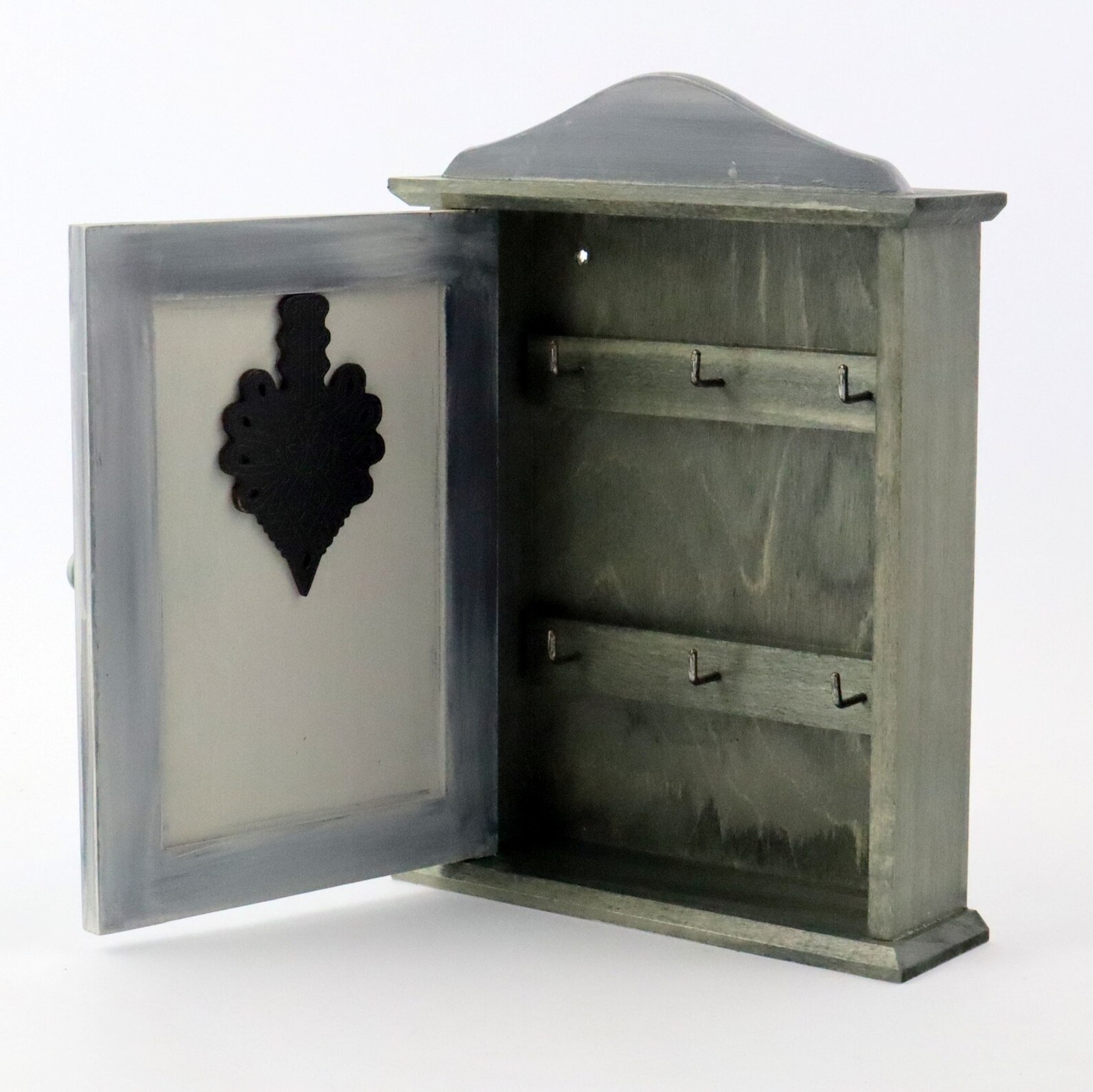 Hand-painted Key Box Decorated With Decoupage Method. With Tops With 6 ...