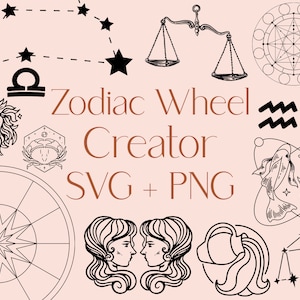 Zodíaco SVG, Horóscopo SVG, Astrologia Svg, Roda do Zodíaco, Signo do Zodíaco Svg, Símbolos do Zodíaco svg, Constelação Svg, zodíaco png, svg celestial