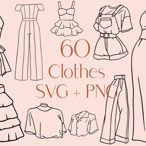 Abbigliamento SVG, PNG di moda, Stile Svg, Abito in formato Svg, File in formato Svg, Vestiti in formato Svg, moda in formato SVG, Vestiti Png, Clipart di vestiti, clipart di moda