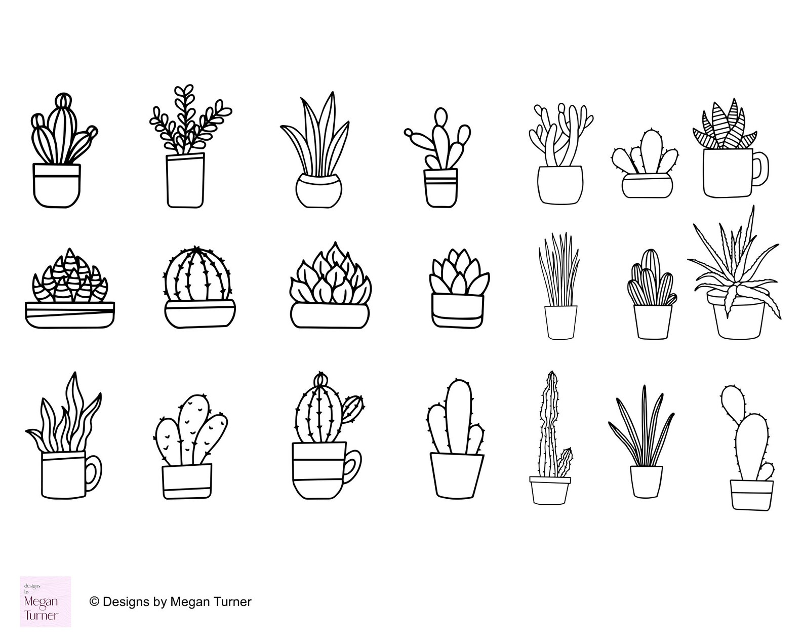 Succulent Svg Bundle Cactus Svg Bundle Plant Svg Bundle - Etsy