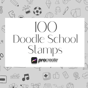 Procreate School Stamps, Teacher / Education Procreate Stamps, Back to School Stamps, Teacher Stamps, Science Stamps, Planner Stamps