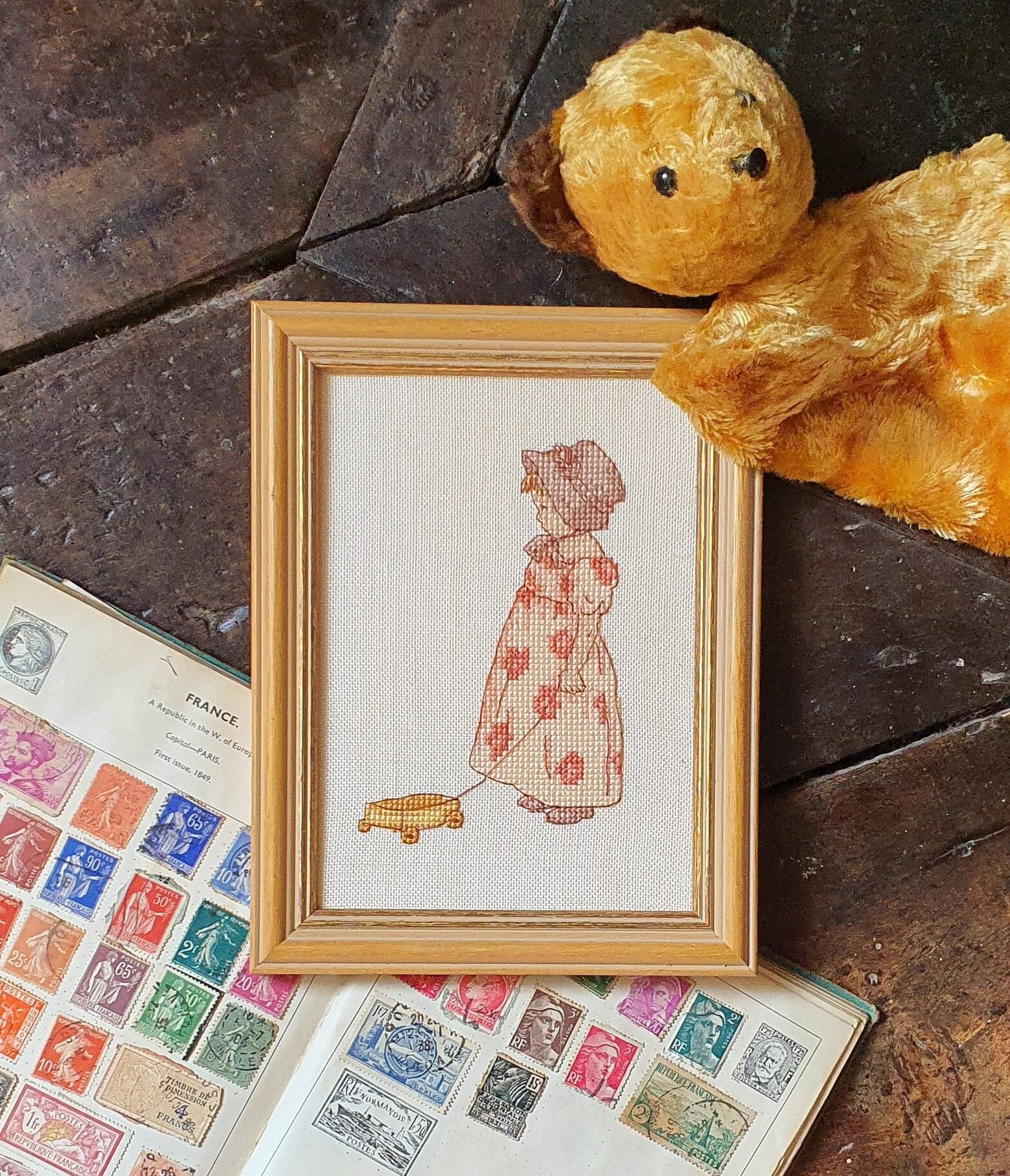 Cross Stitch, Kate Greenaway, Cross Stitch Pattern