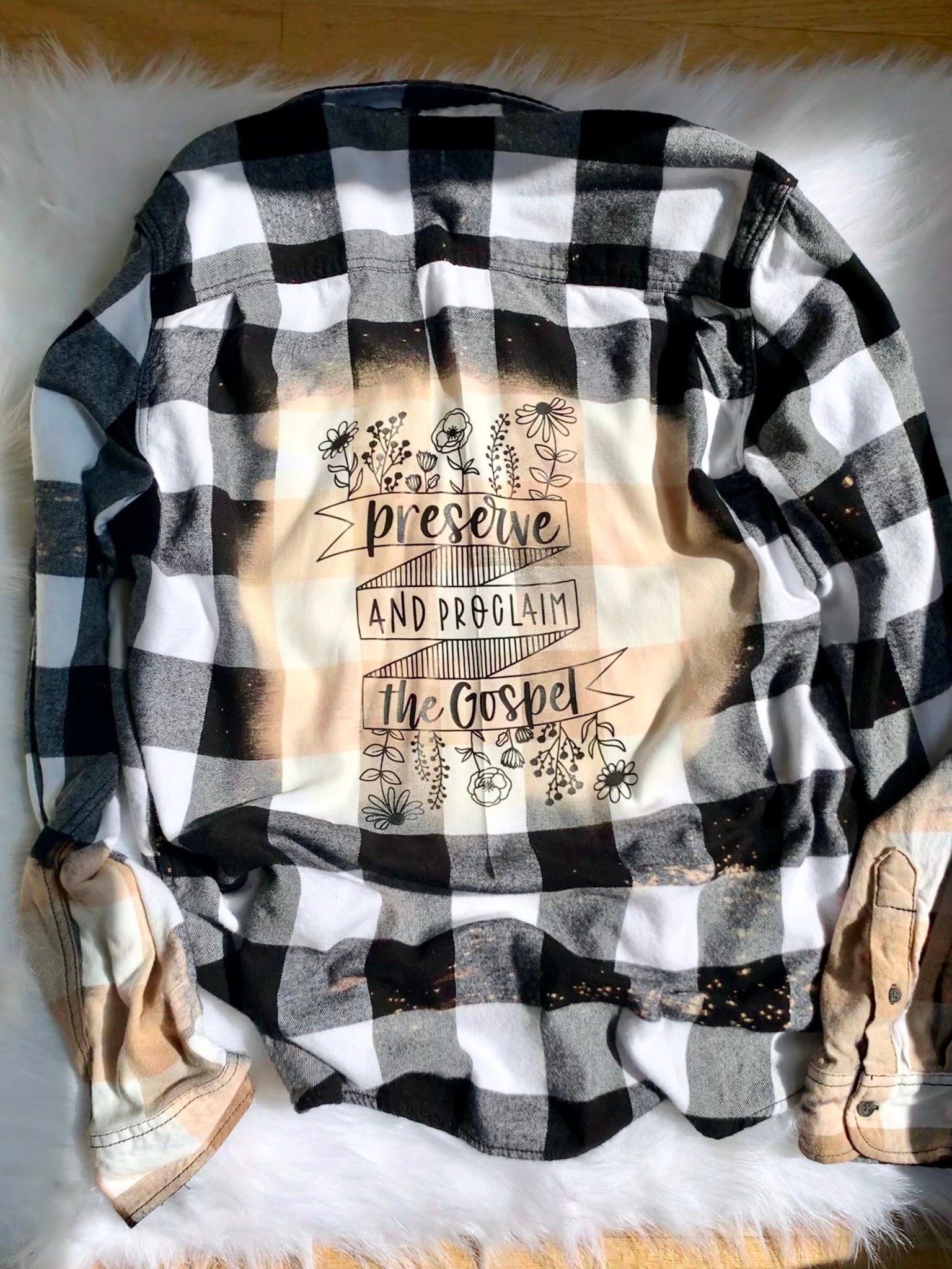 Christian Flannels Bleached Flannels Jesus Flannels Etsy