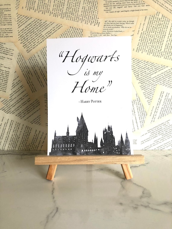 Harry Potter Print Hogwarts Quote Digital Print A5 - Etsy