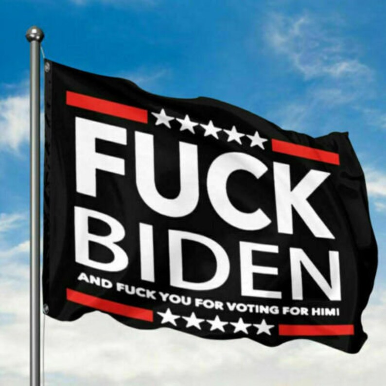 USA Fuck-Biden Flag F Biden Flag 3x5  American US trump Flag image 1