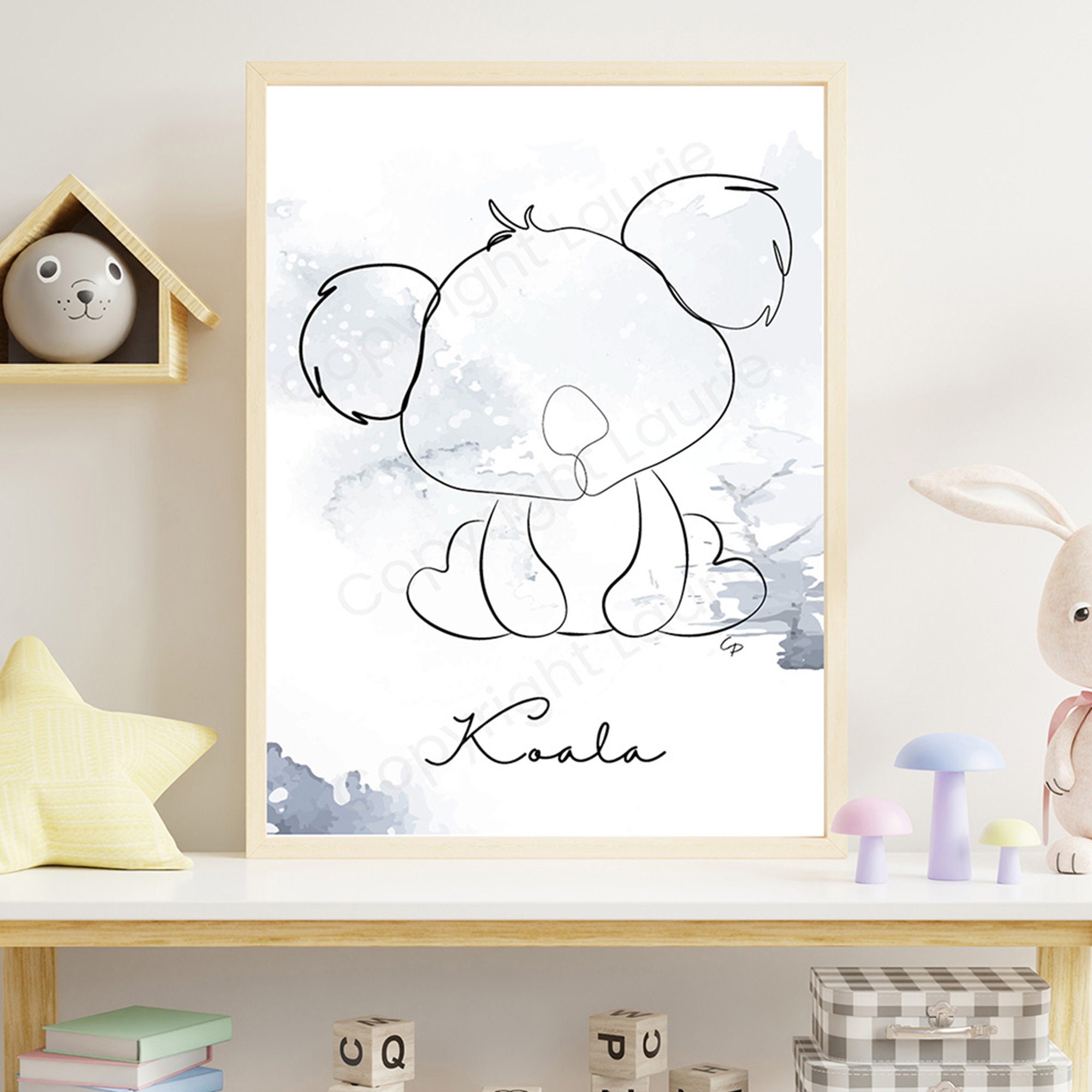 Affiche Koala - Personnalisable