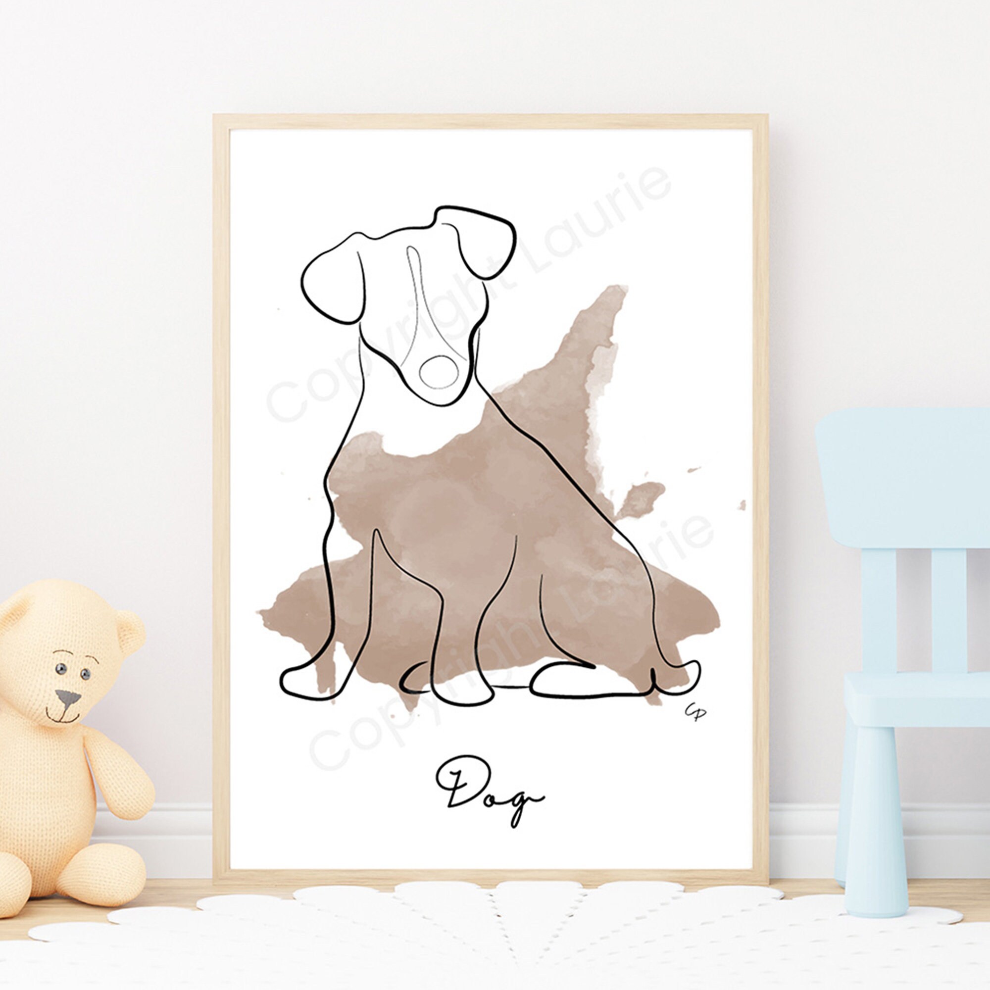 Affiche Chien - Personnalisable