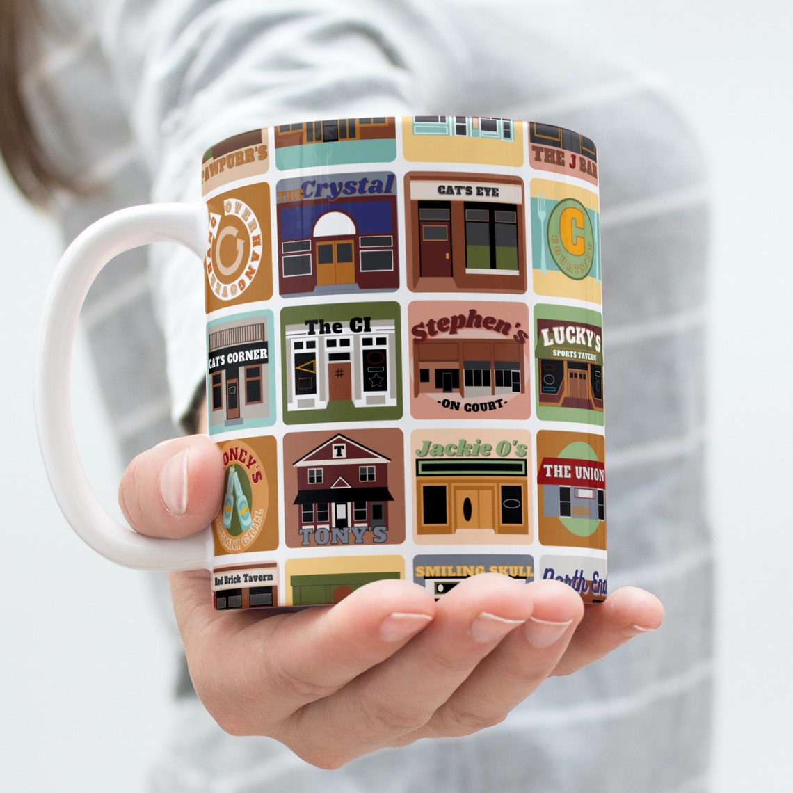 Athens Ohio Bars & Pubs Digital Design - Ohio University Poster ...