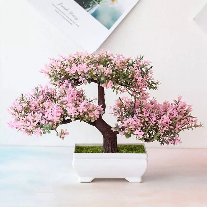 Artificial Plastic Bonsai Tree Pot Plant Artificial Bonsai Etsy 日本