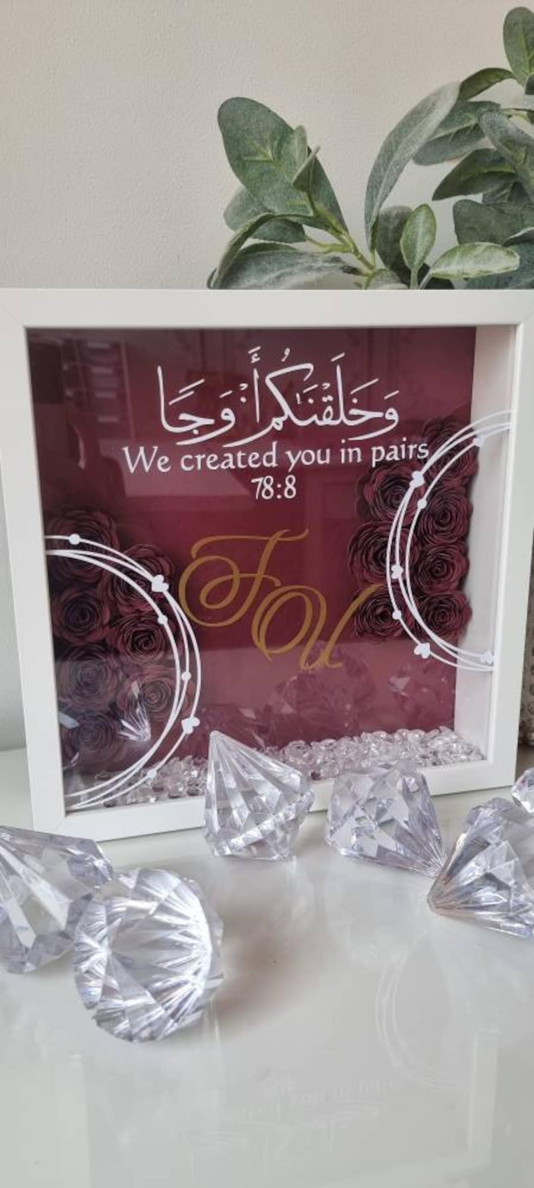 Shadow Box / Customised Shadow Box Frame /personalised Shadow Box