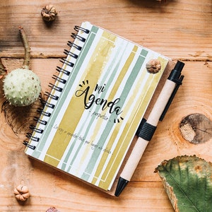 Journal perpetuo en español - Agenda perpetua - Planer - Organizador - Cuaderno - PDF imprimible - A5 + Calendario 2024 (12 meses incluídos)