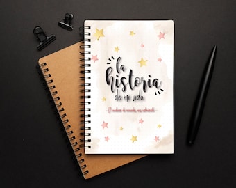 Cuaderno de recuerdos / Cuaderno de memorias / Diario de recuerdos / + 10 separadores + pestañas - Español, 110 págs imprimibles - A5 - PDF