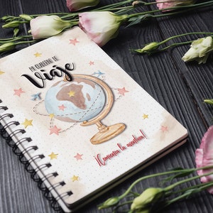 Cuaderno de viajes y escapadas personalizado / Diario de viajes / Cuaderno del viajero Español, 35 páginas imprimibles A5 PDF imagen 5