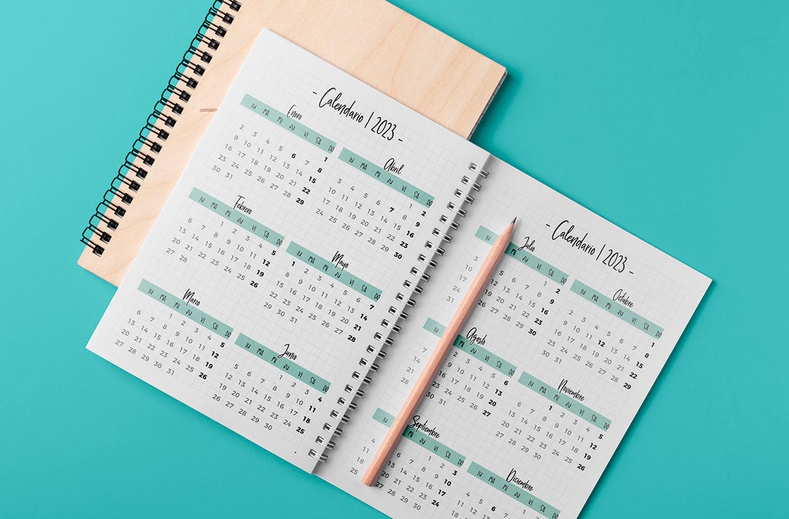 Agenda Bullet Journal 2023. Printable Organizer PDF A5 Etsy UK
