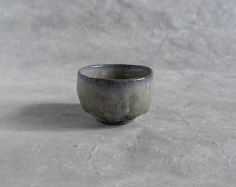 Small Glassy celadon teacup 02