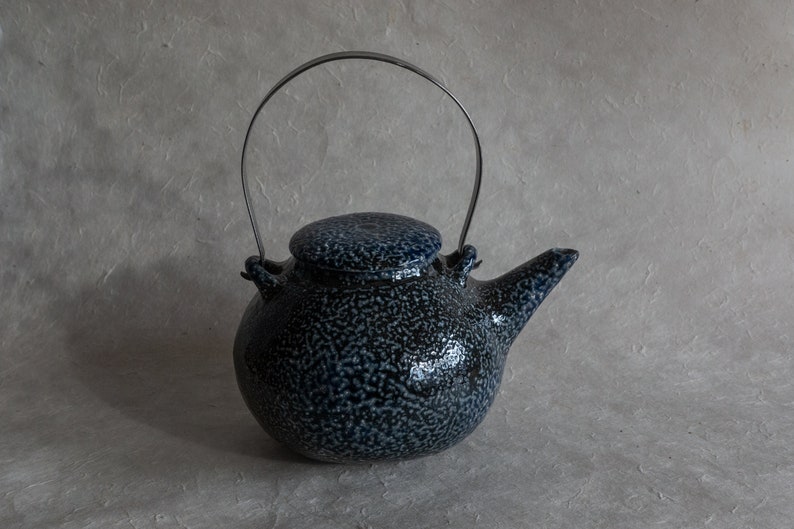 Dark cobalt teapot image 4