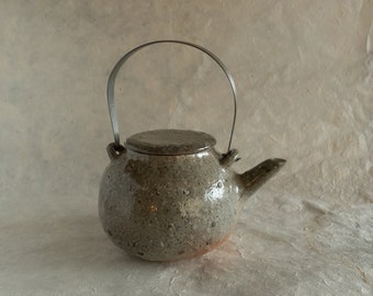 Pale robin egg teapot