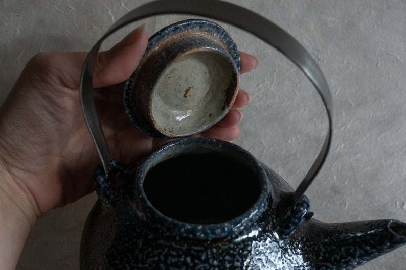 Dark cobalt teapot image 6