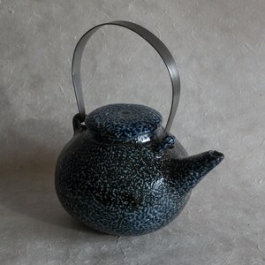 Dark cobalt teapot image 3