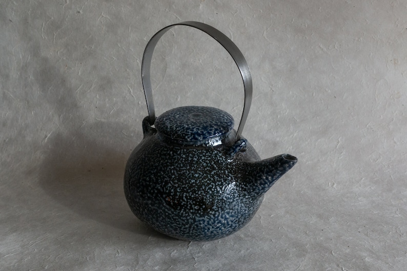 Dark cobalt teapot image 3