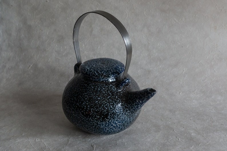 Dark cobalt teapot image 8