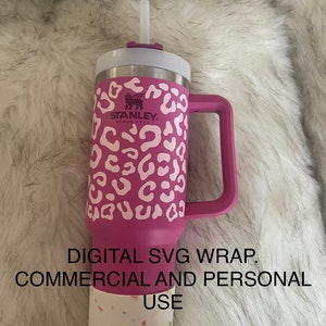 Stanley 30oz Quencher Wrap SVG Stanley Leopard Print SVG Stanley