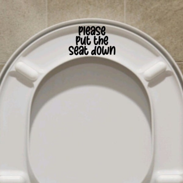 Toilet Decal Etsy