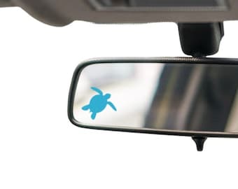 Turtle Mini Decal, Sea Turtle Decal, Rearview Mirror Decal, Mini Decal, Tiny Decal