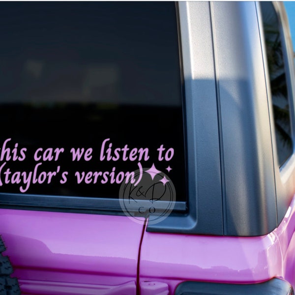Taylorswift Car Decor Etsy