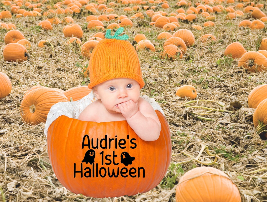 Personalised My First Halloween Pumpkin Decal Halloween Decal Pumpkin personalised-my-first-halloween-pumpkin-decal-halloween-decal-pumpkin