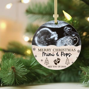Expecting Parents Baby Bump Ultrasound Ornament, Ultrasound Christmas Sonogram New Parents mom, pregnancy Announcement Gender Reveal