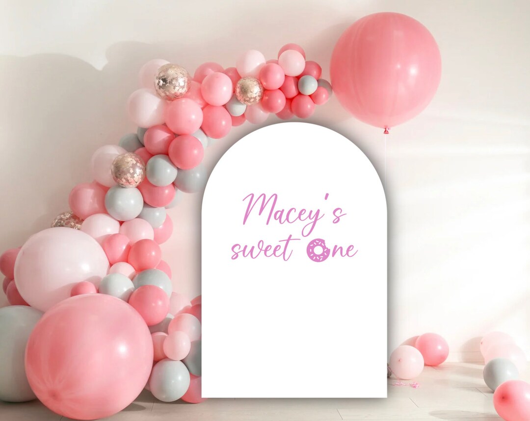 Sweet One Decal for First Birthday Party Baby Girl First Birthday Sign ...