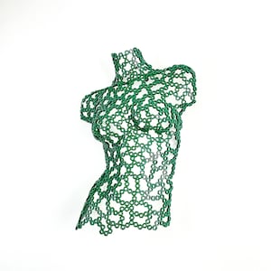 Home Decor Wall Art 3D Sculpture Female Torso Original Art Unique Home Decor Wall Sculpture Modern Wall Art Industrial Decor