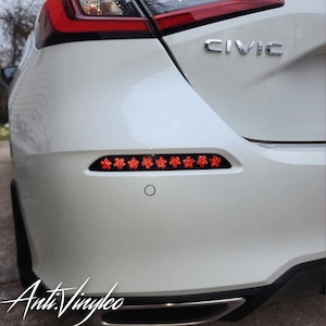 Juego de superposiciones para reflectores traseros / Honda Civic 2022+