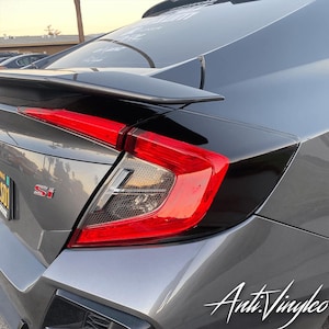 Juego de luces traseras laterales opacas para Honda Civic 2016-2021