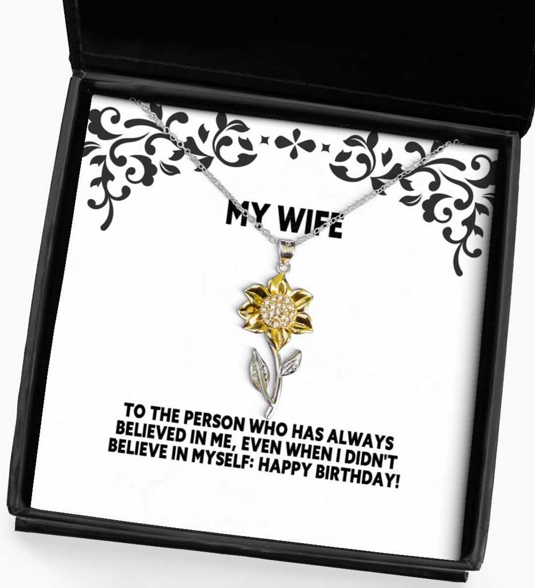 Funny Wife Gifts, to the Person Who Has Always Believed in Me, Even When I Didn't.birthday