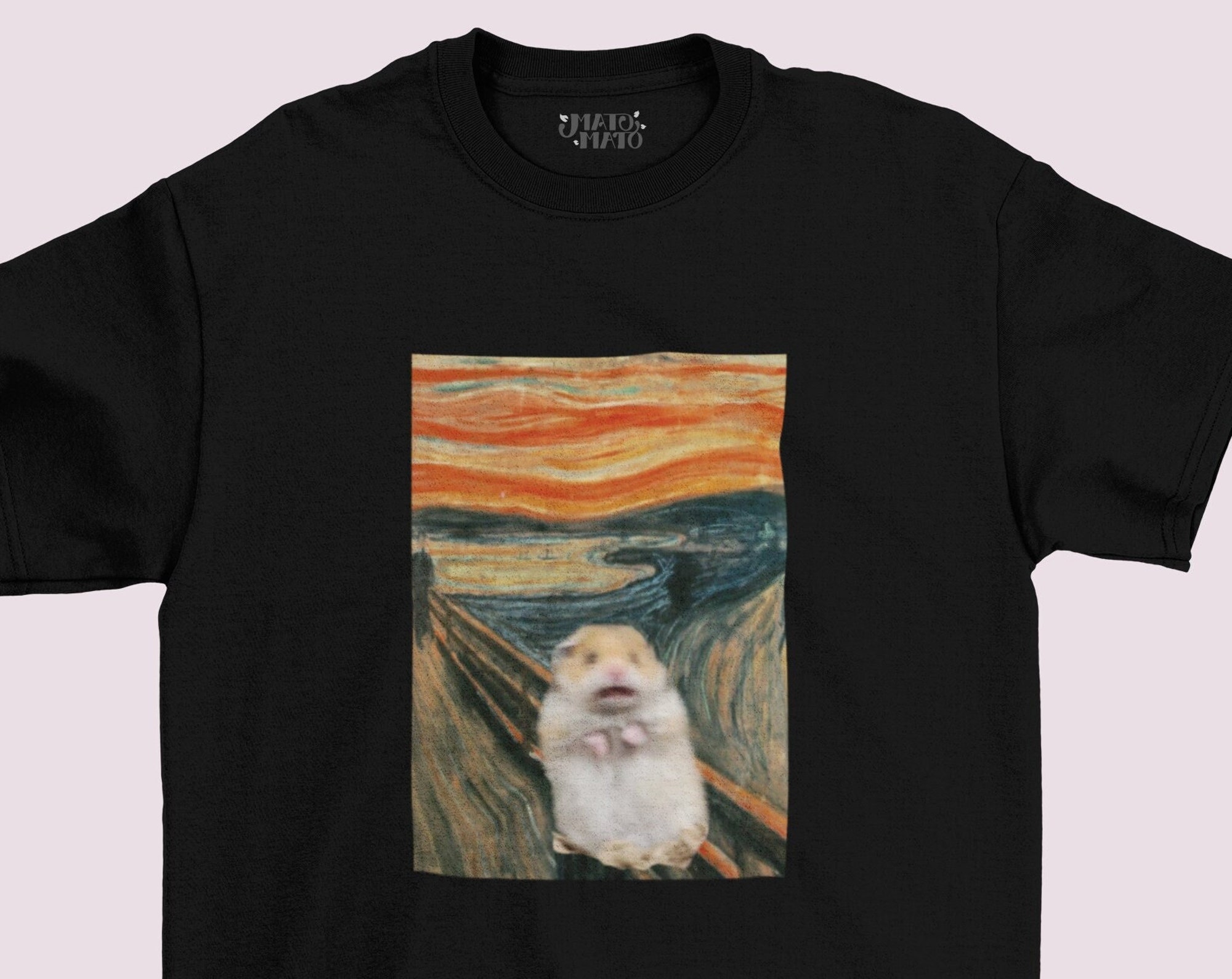 Scared Hamster Meme, The Scream T-Shirt Scared Hamster Meme, The Scream T-Shirt