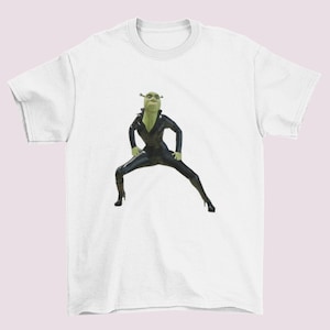 Yassified Shrek T-shirt: Funny Tik Tok Meme, Unisex Tee