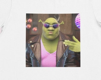 Shrek T-shirt, Shrek in the club, Direct To Film Print, Unisex, Great gift idea, Shrek Gifts, Far Far Away, Unique Gift