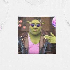 Shrek T-shirt, Shrek in the club, Direct To Film Print, Unisex, Great gift idea, Shrek Gifts, Far Far Away, Unique Gift