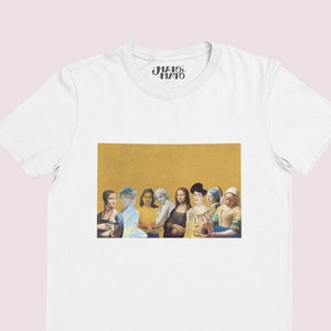 Famous Ladies of Art Shirt, Unique Gift for Art Lover, Art History Tee, Gustav Klimt, Da Vinci, Vermeer, Premium Cotton