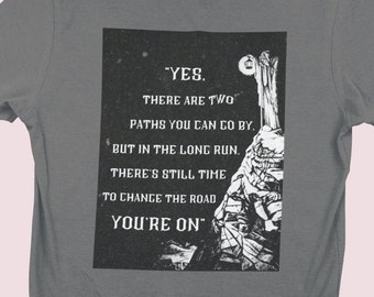 Led Zeppelin Song Quote T-shirt, Hermit, Unisex, Led Zeppelin Gifts, Band T-shirt, Band Gifts, Stairway To Heaven, Unique Gift